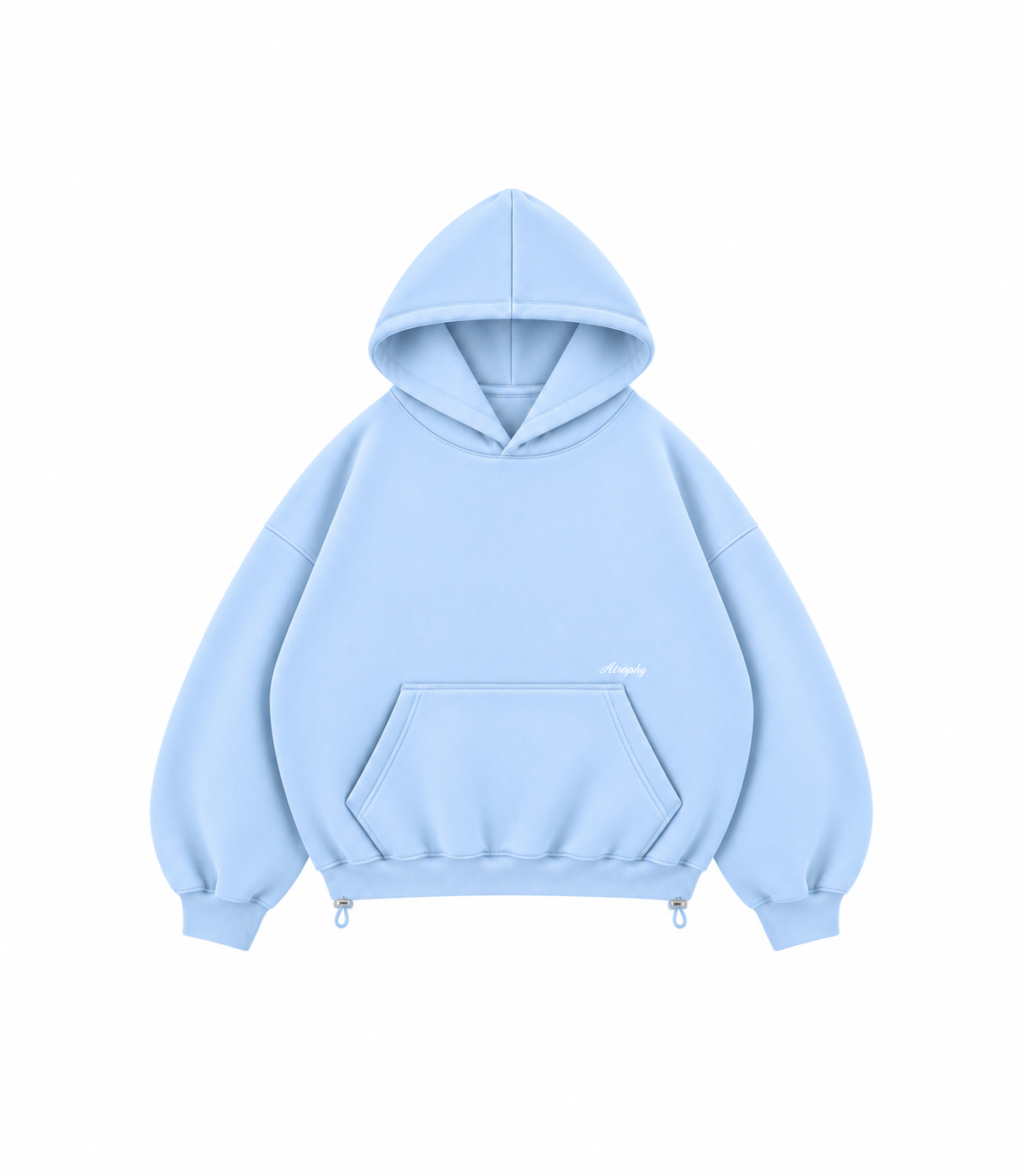 Basic Hoodie - Baby Blue – zdjęcie produktu na białym tle