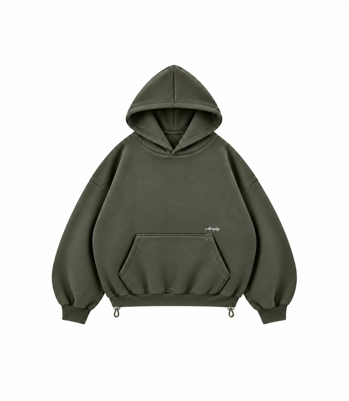 Basic Hoodie - Khaki – kolor dopasowany do próbnika