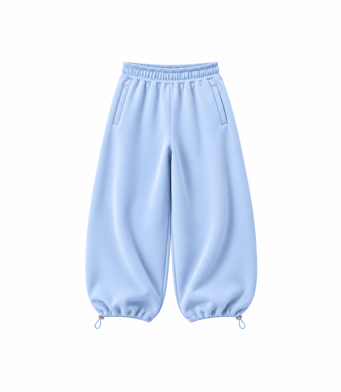 Basic Sweatpants - Baby Blue – zdjęcie produktu na białym tle