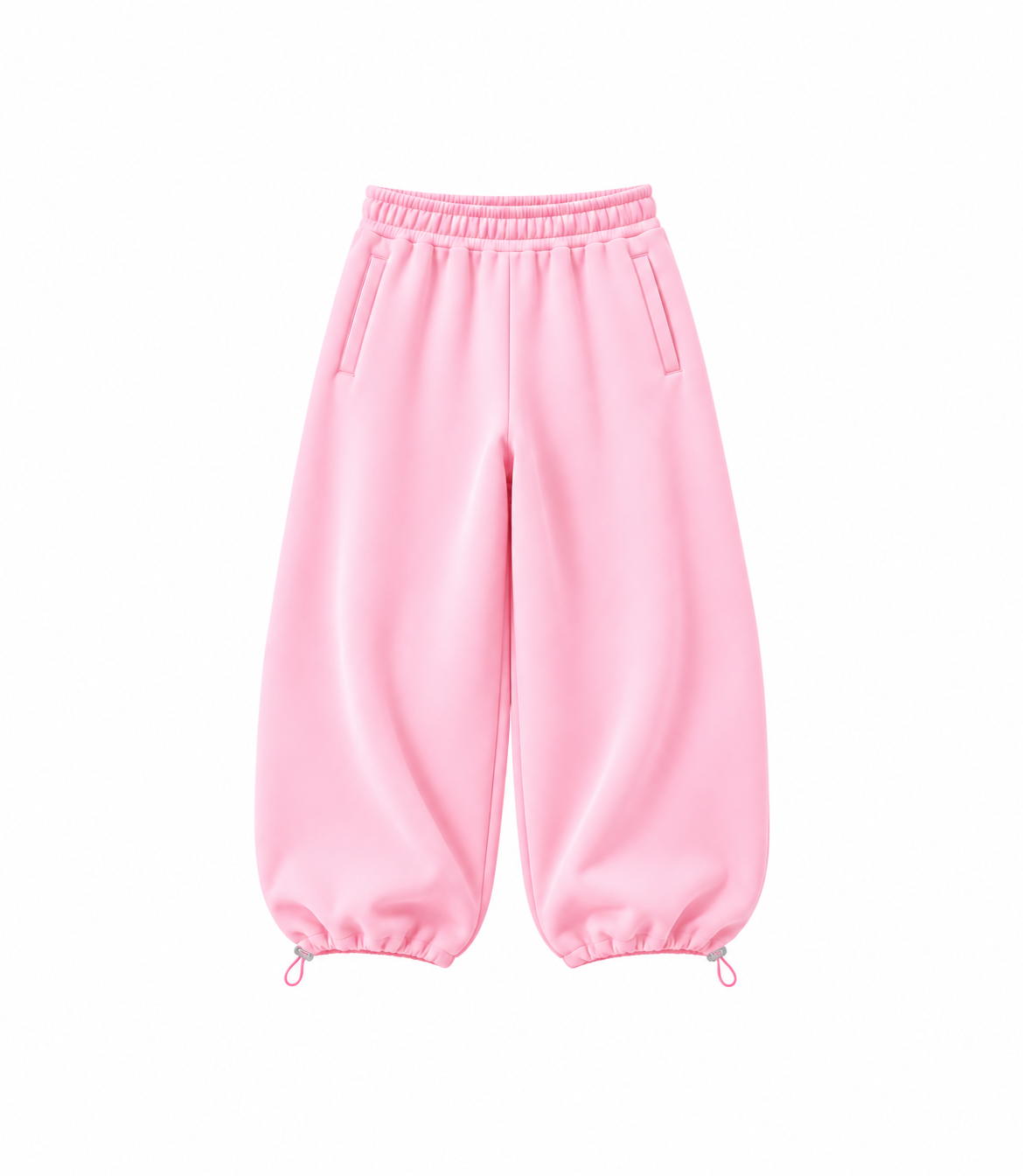 Basic Sweatpants - Baby Pink – zdjęcie produktu na białym tle