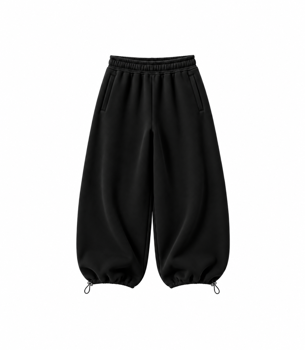 Basic Sweatpants - Black – zdjęcie produktu na białym tle