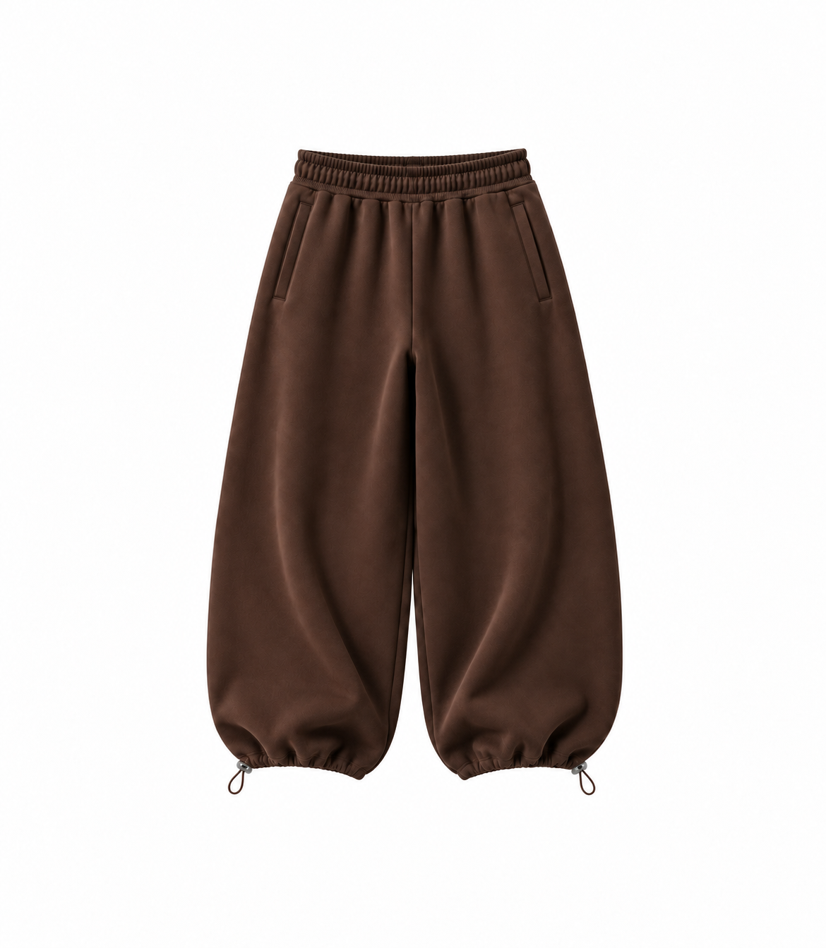 Basic Sweatpants - Brown – zdjęcie produktu na białym tle