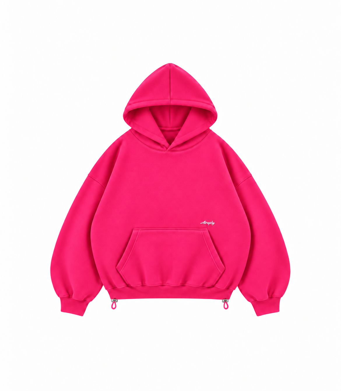 Basic Hoodie - Berry Pink – neonowy róż