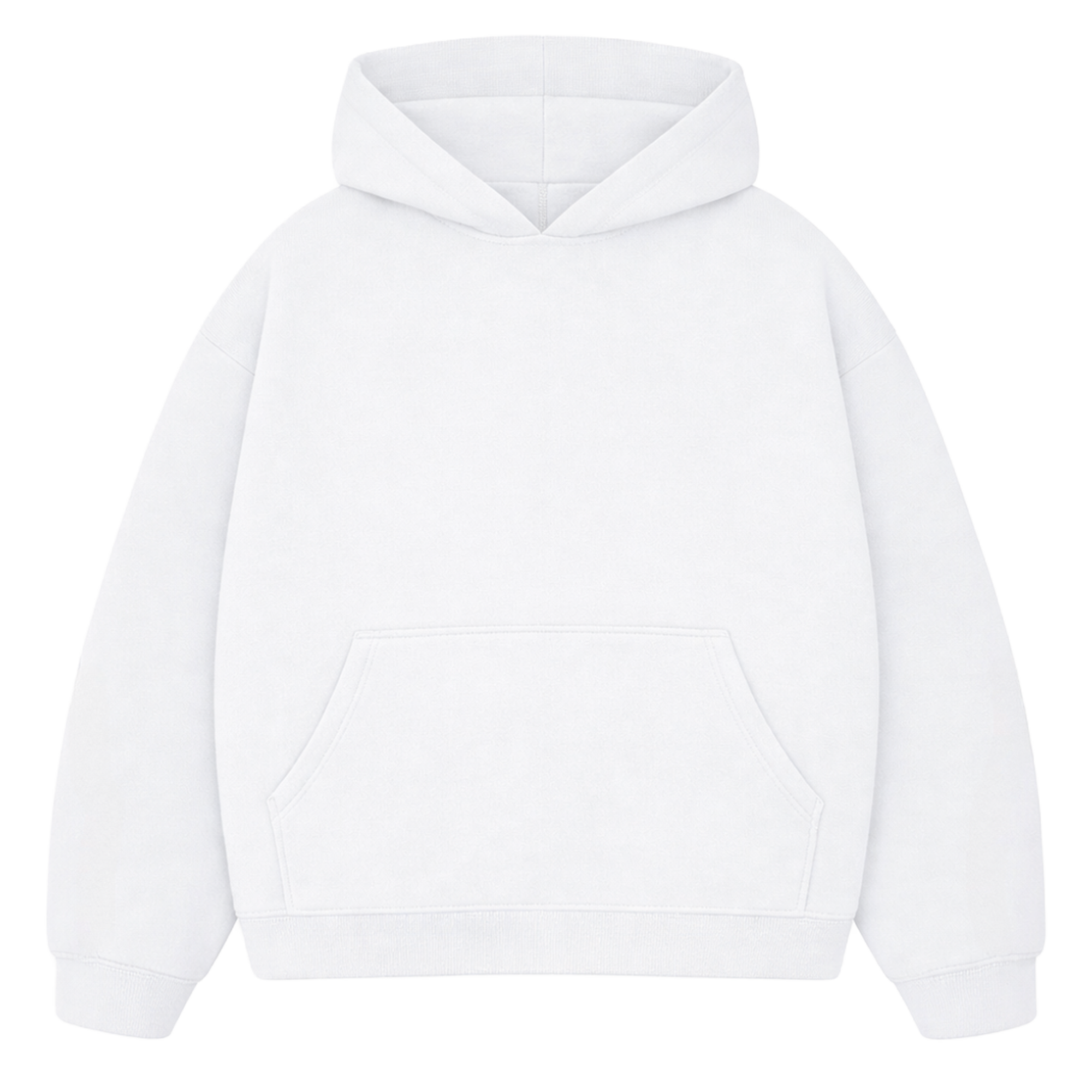 Gruba bluza Atrophy Heavyweight Blank Snowy w kolorze białym, z miękkim materiałem i prostym designem.