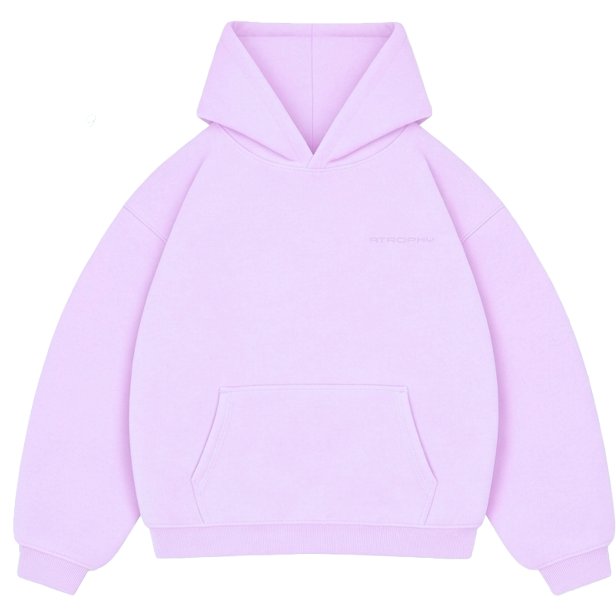 Miękka, lawendowa bluza Atrophy Soft Lavender z miękkiego materiału na codzienne noszenie