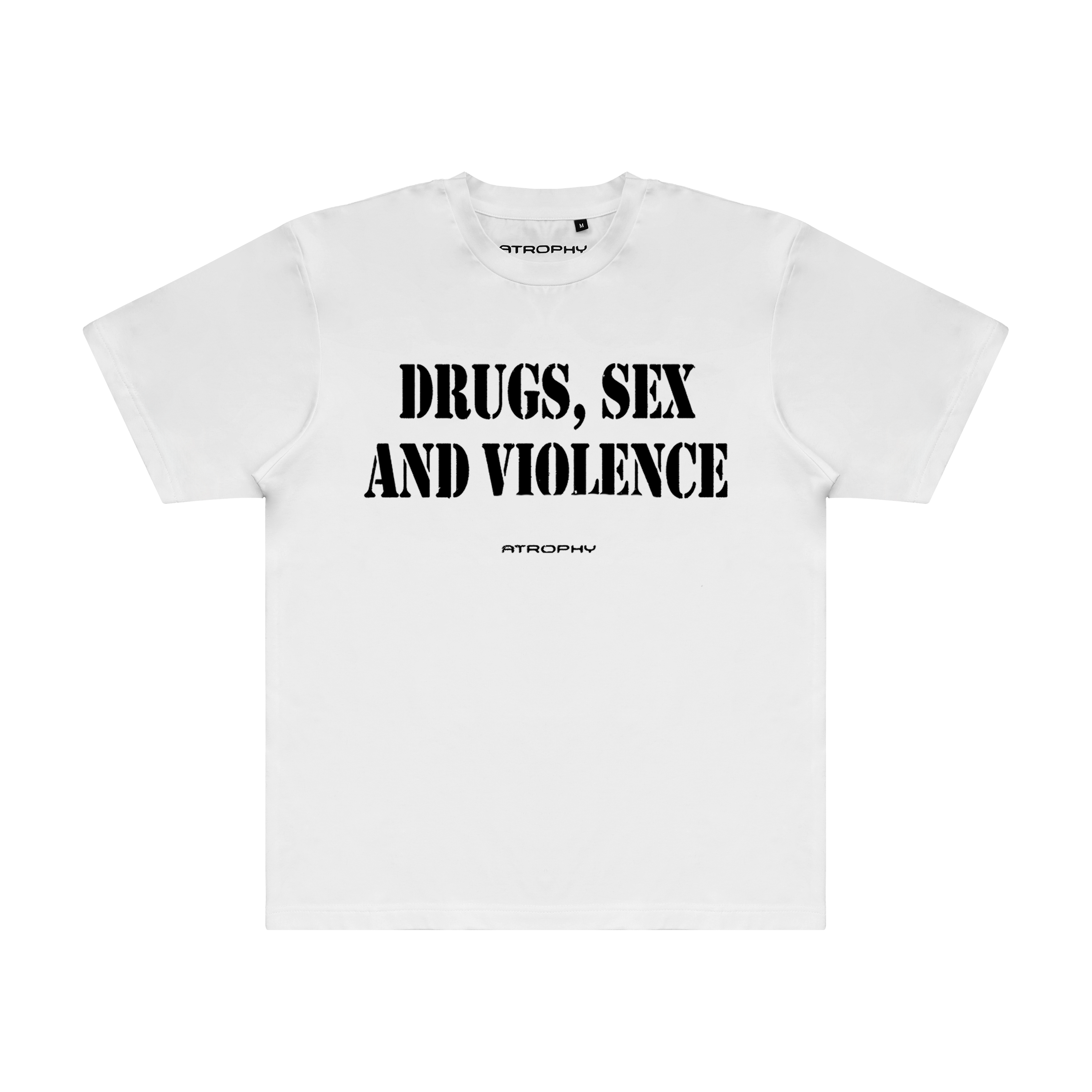 Drugs Sex Violence Tee White