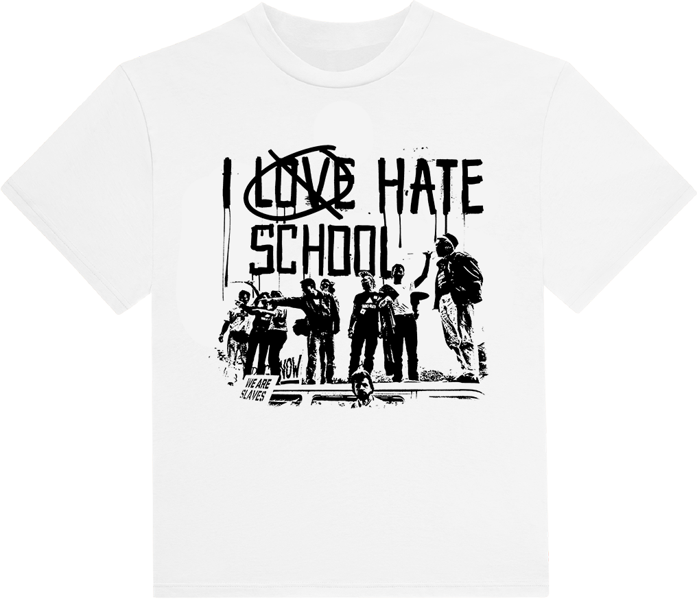 Koszulka HateSchool White