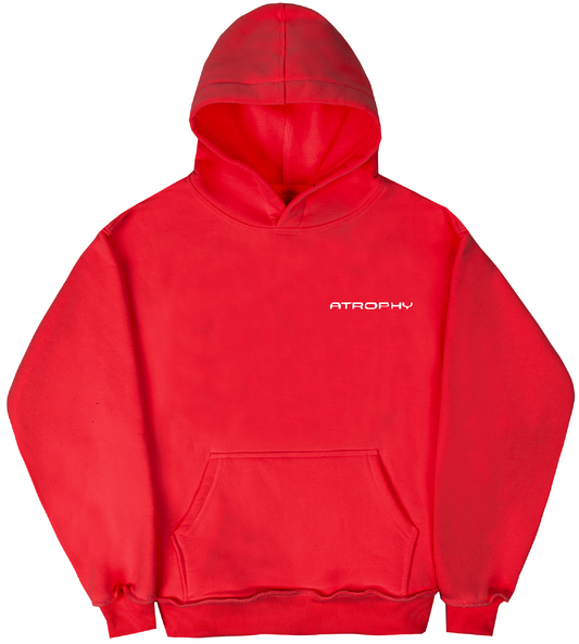 Hoodie Small Logo Red