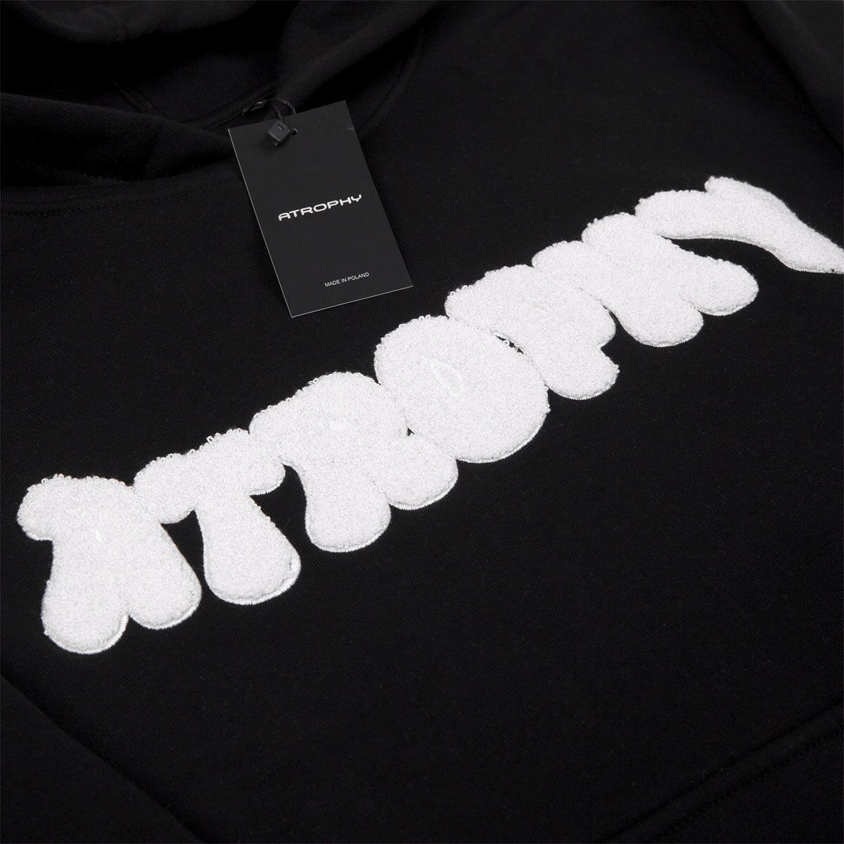 Chenille Black White Logo