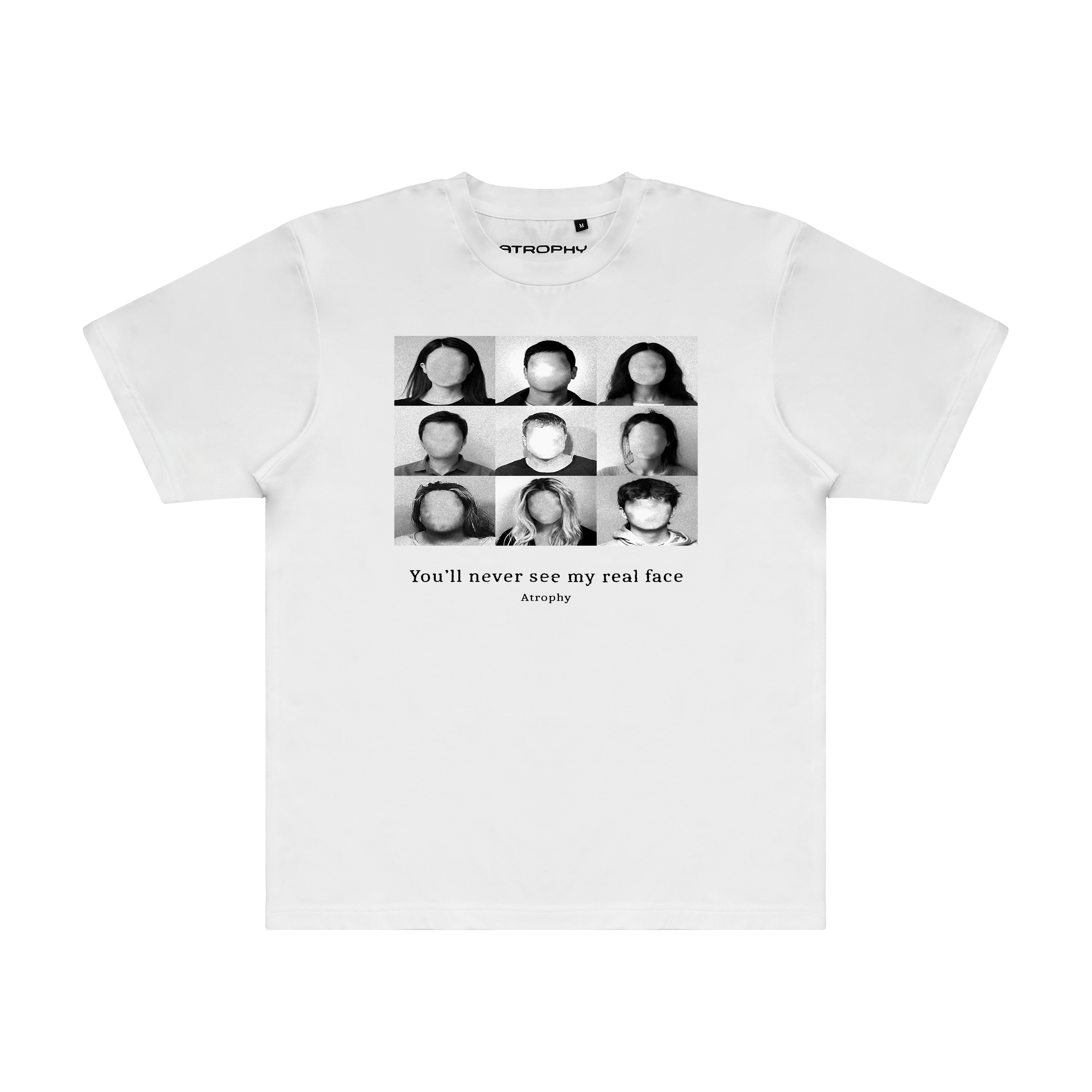 Never See My Real Face Tee White