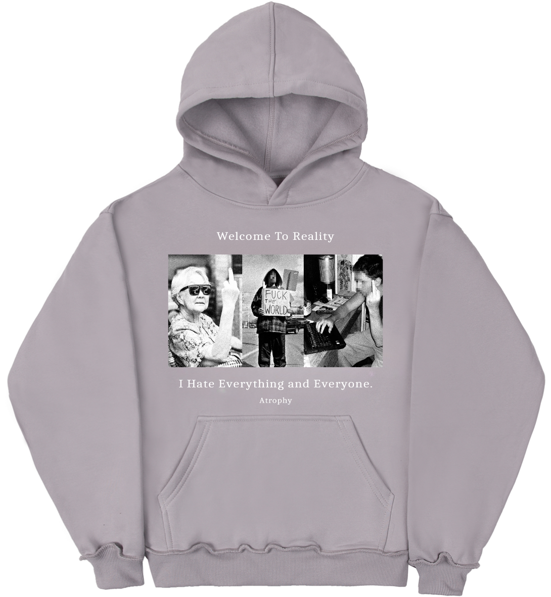 Bluza WelcomToReality Silver