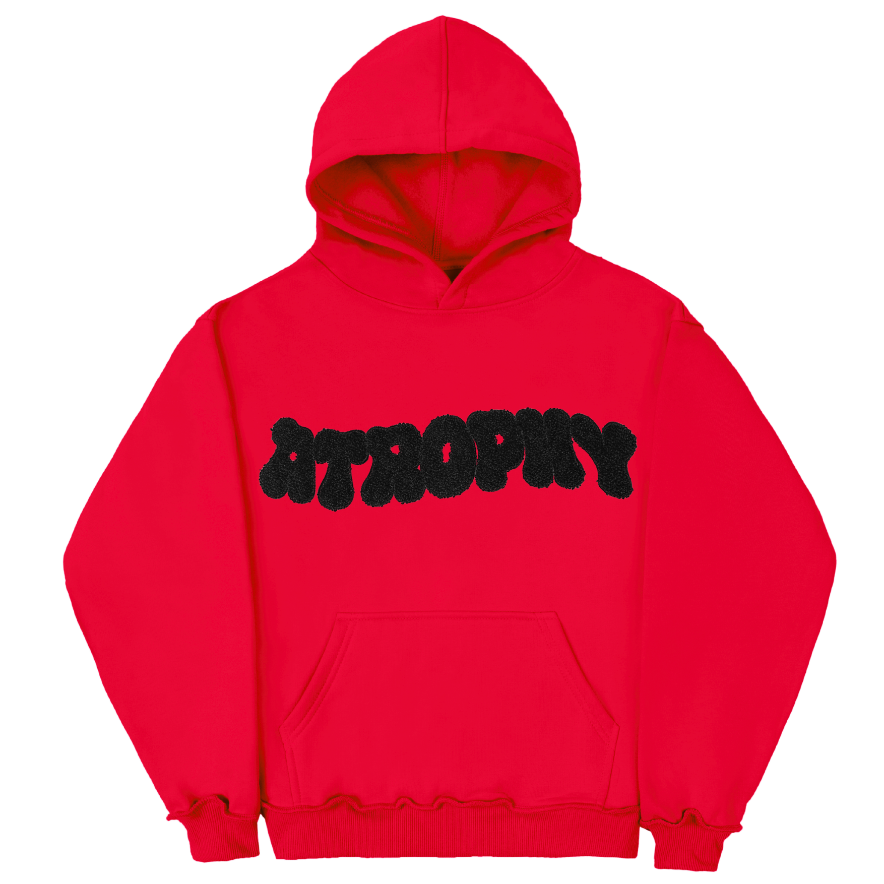 Bluza Chenille Red-Black 340Gsm