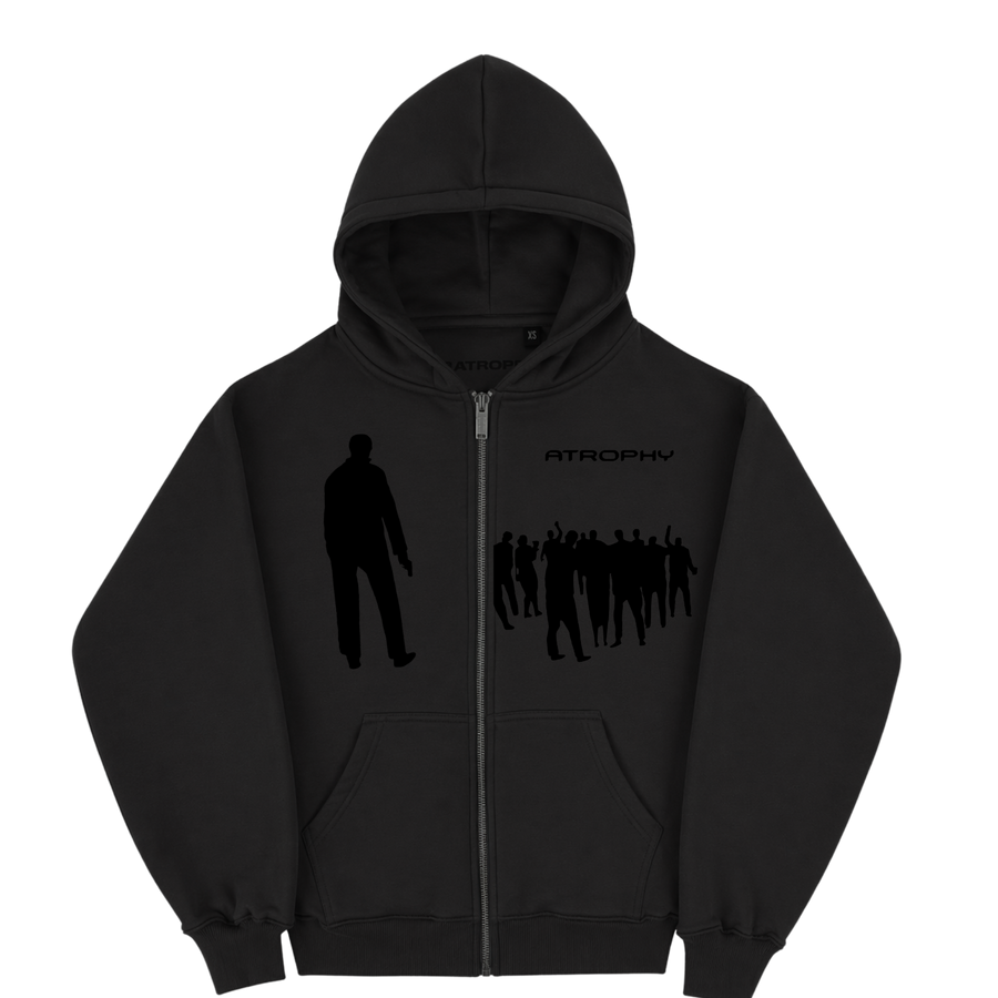 Bluza One Moment Zip 340Gsm Black