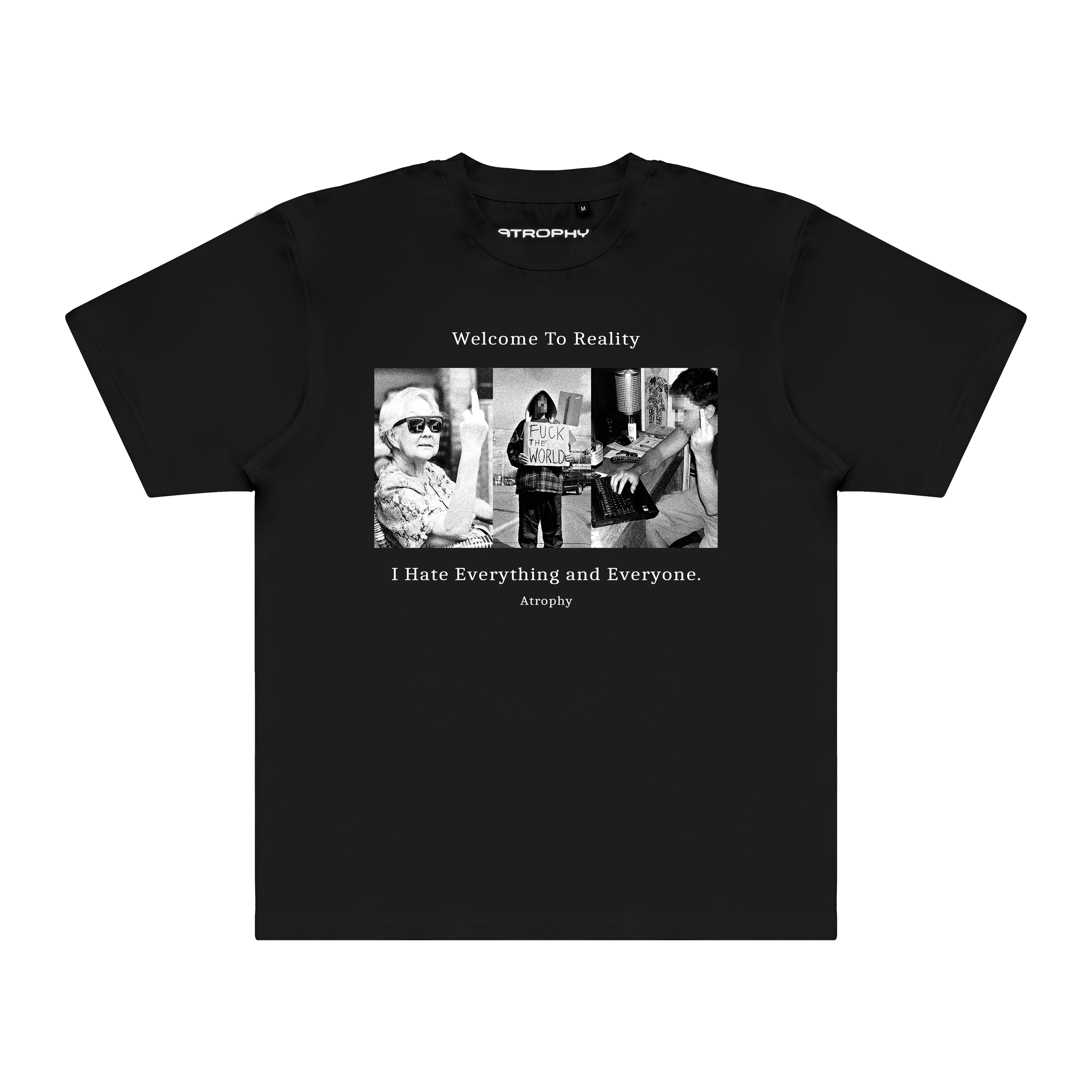 Welcome To Reality Tee Black