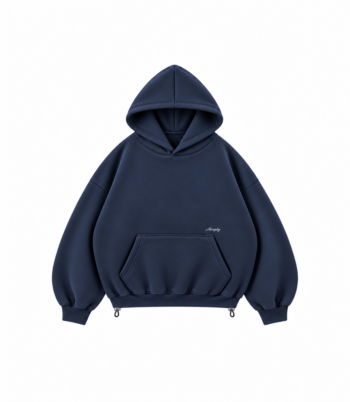 Basic Hoodie - Navy – zdjęcie produktu na białym tle