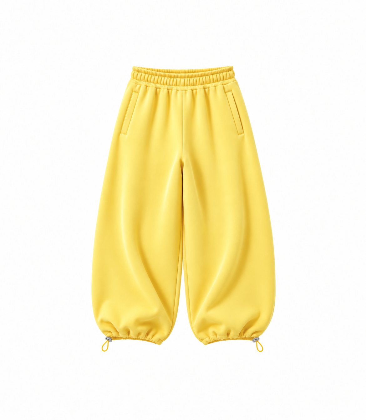 Basic Sweatpants - Butter Yellow – zdjęcie produktu na białym tle