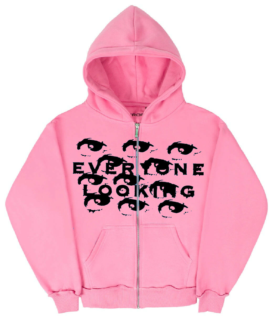 Zip Everyone Looking Baby Pink