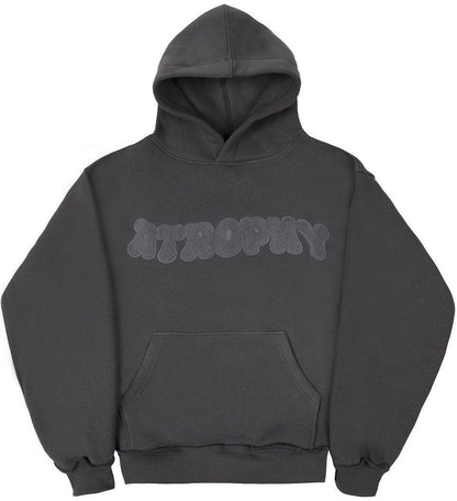 Chenille Grey Logo - atrophy