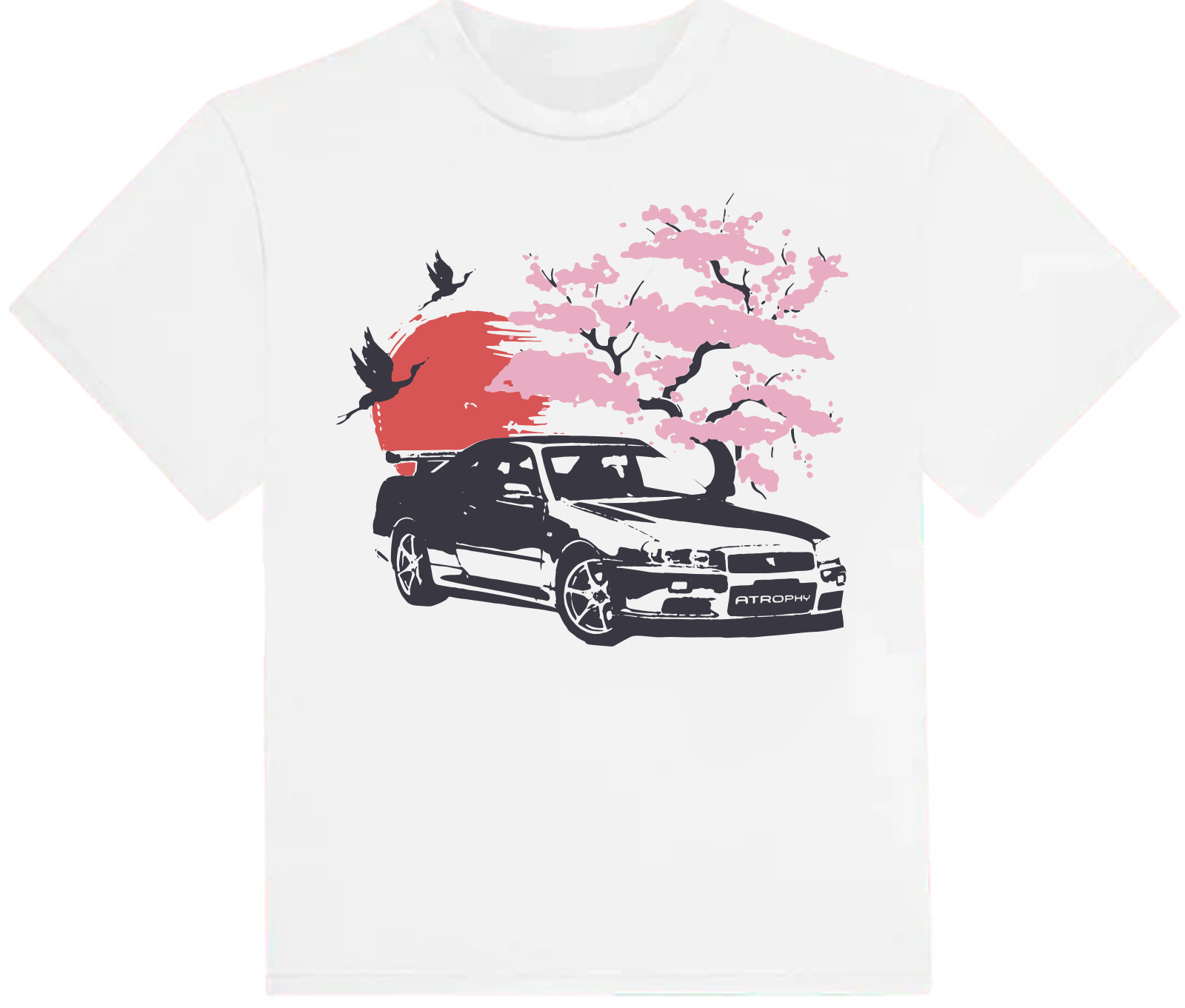 Skyline Symphony Tee White - atrophy