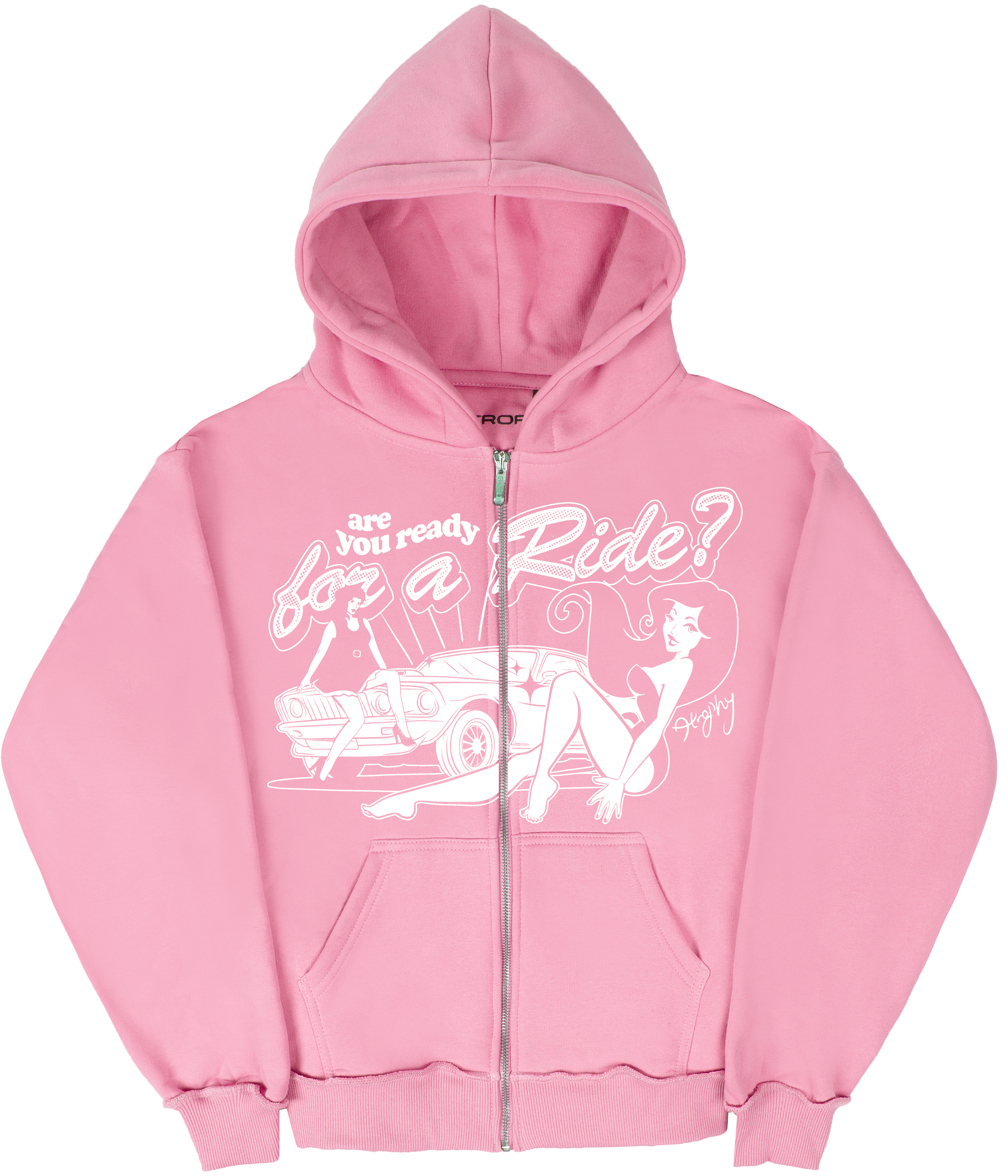 Zip Car Girl Baby Pink - atrophy